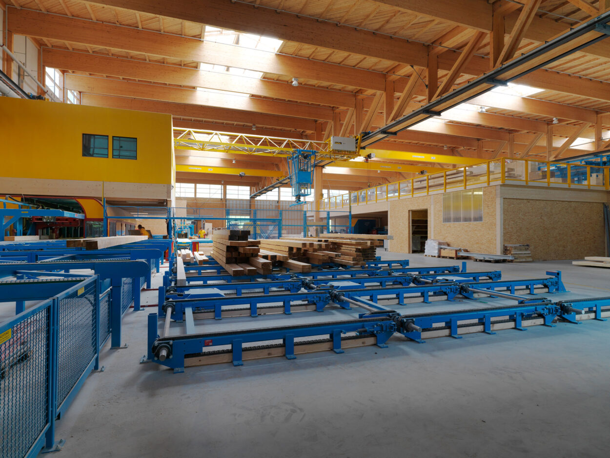 Produktionszentrum, Strüby Holzbau AG, Root LU, Industrie- und Gewerbehalle
