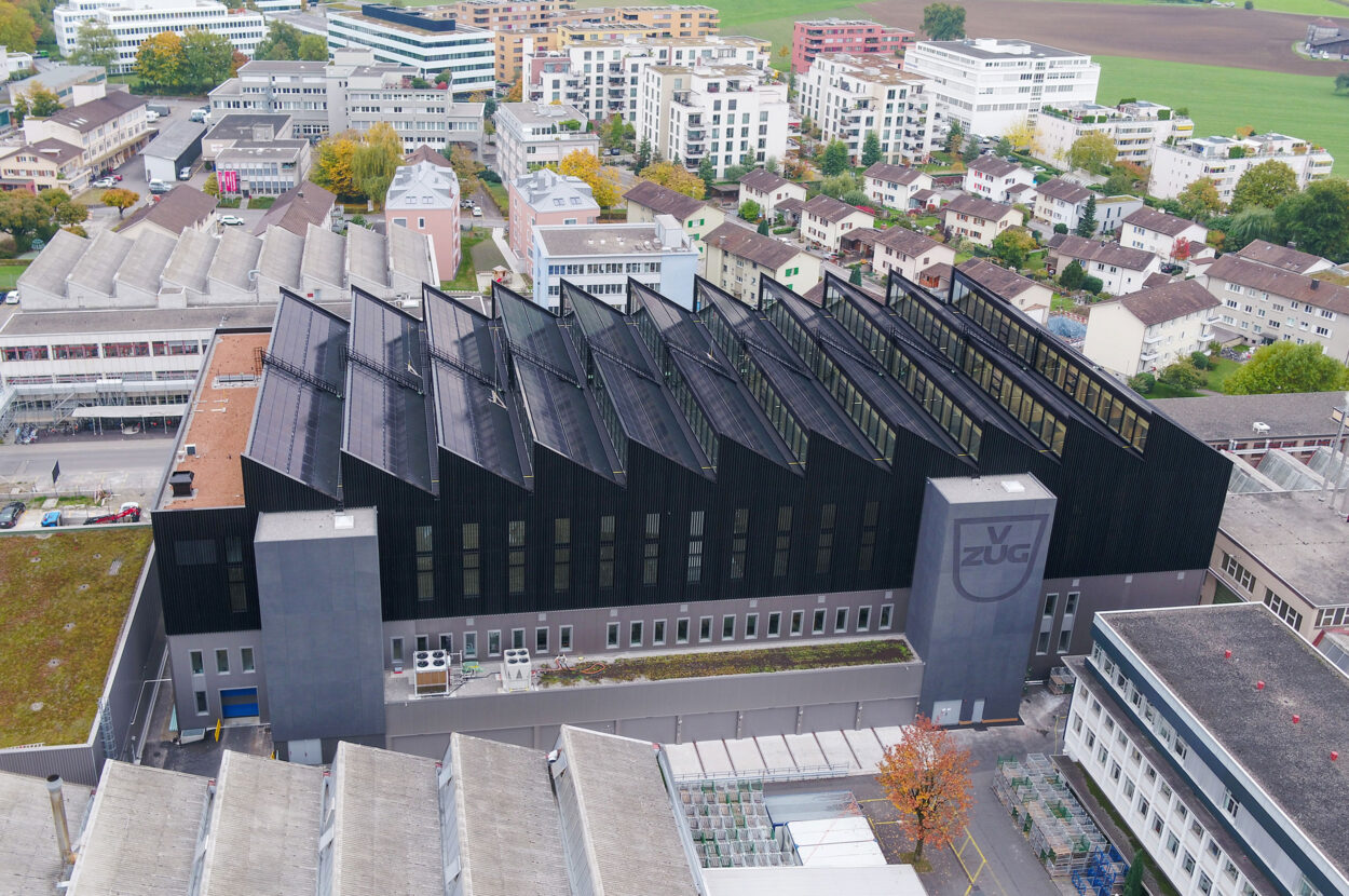 Zephyr Hangar Komplett, V-ZUG Infra AG, Zug ZG