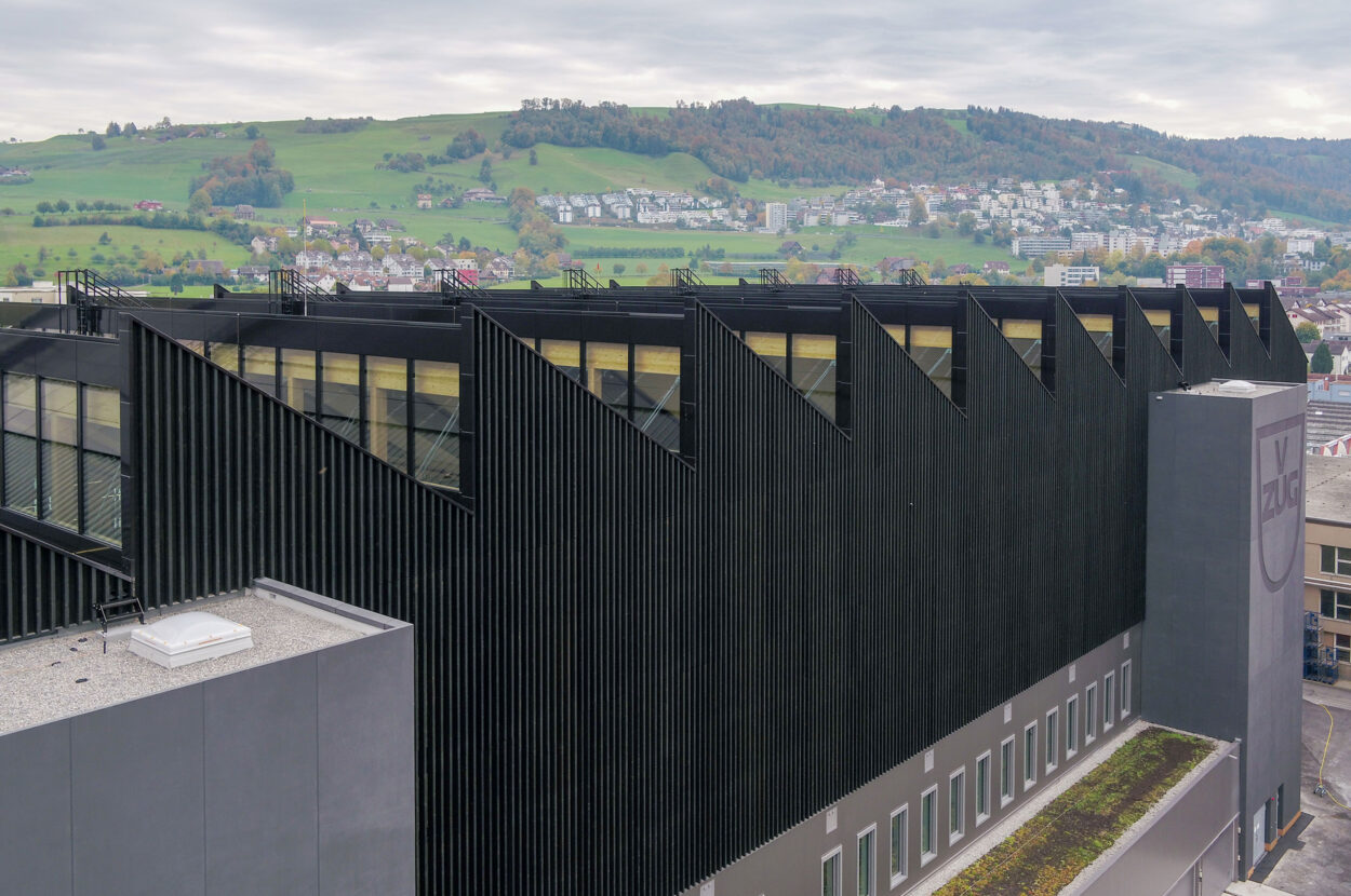Zephyr Hangar Komplett, V-ZUG Infra AG, Zug ZG