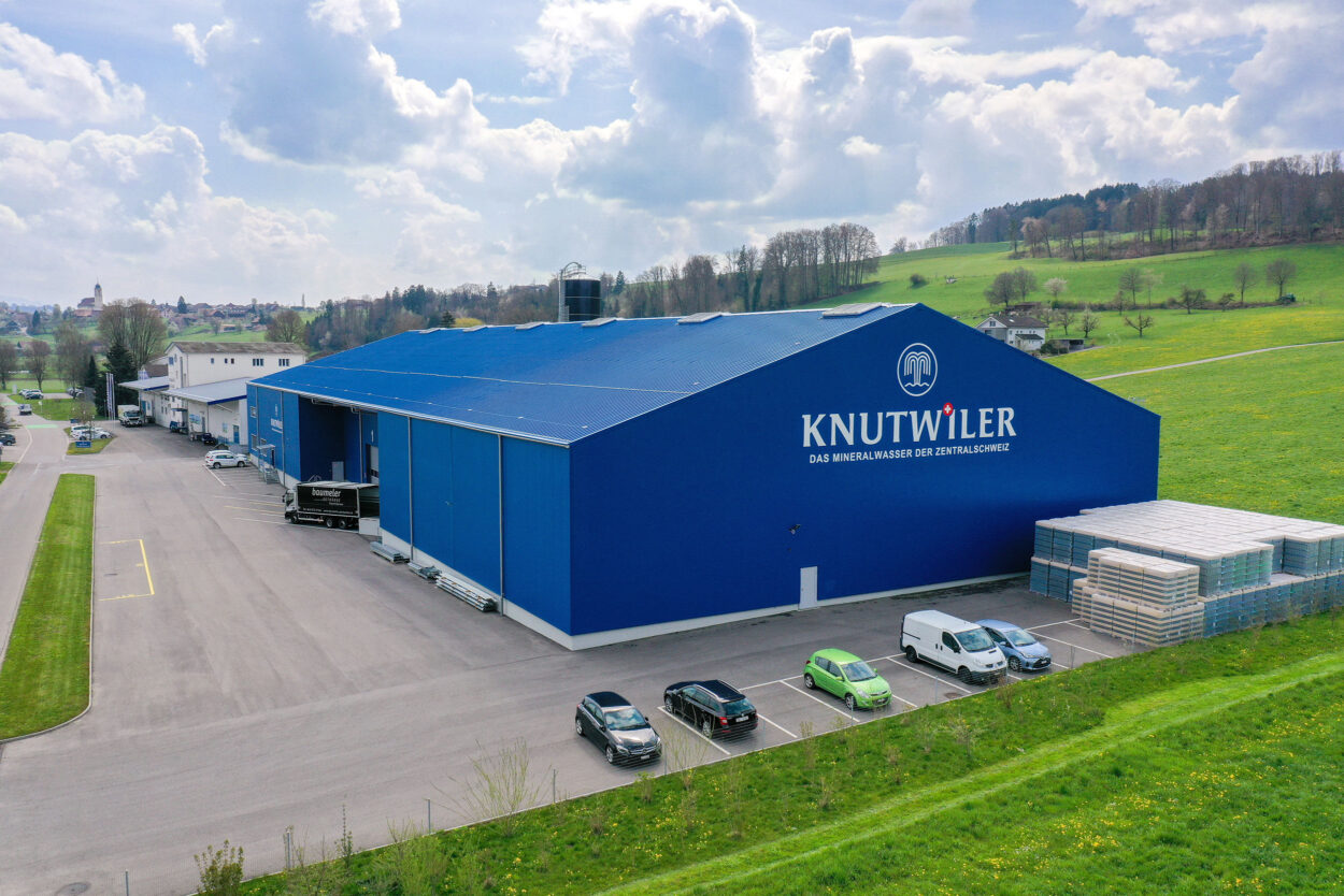 Lagerhalle, Mineralquelle Bad Knutwil AG, Knutwil LU, Industrie- und Gewerbebau