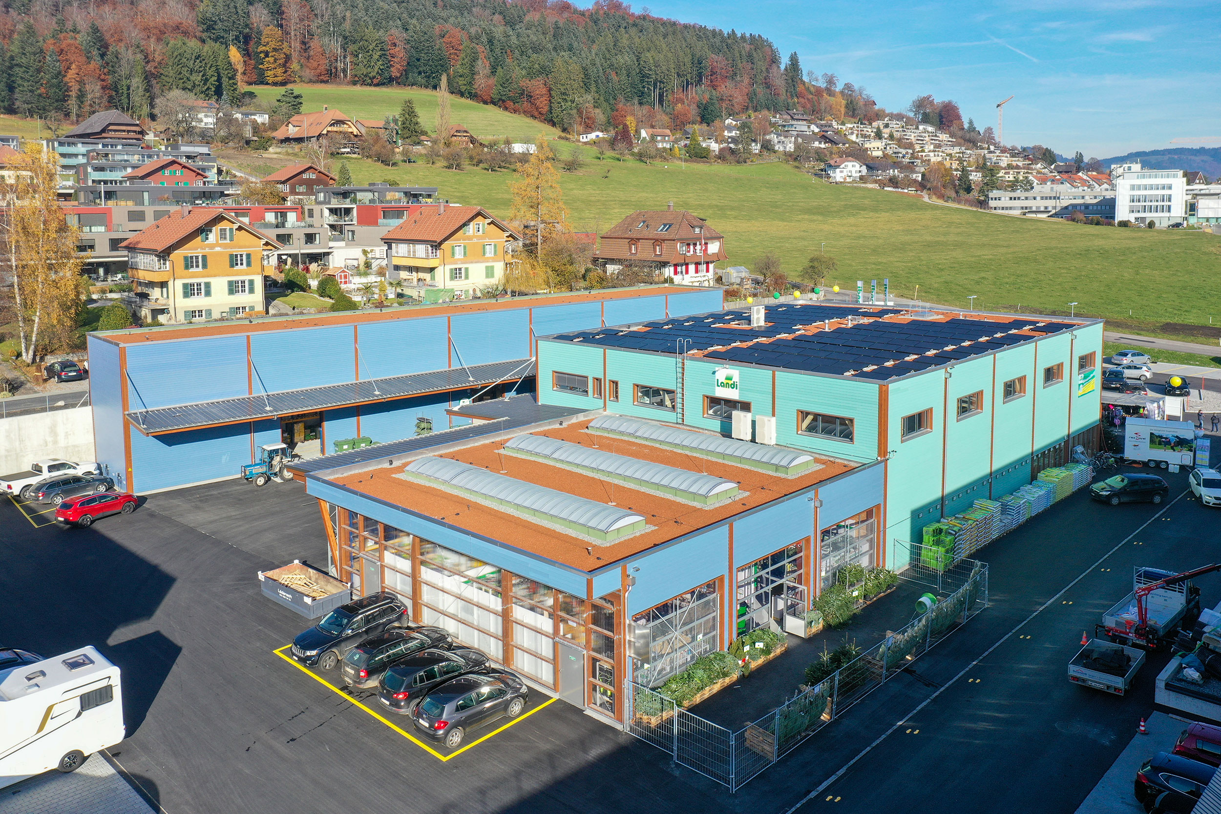 Magasin de vente, LANDI Aare Genossenschaft, Konolfingen BE | Strüby ...