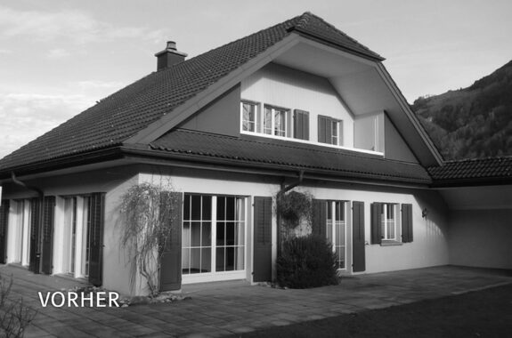 Vorher Einfamilienhaus, Umbau, Arth SZ, Umbau Vorher Einfamilienhaus, Umbau, Arth SZ