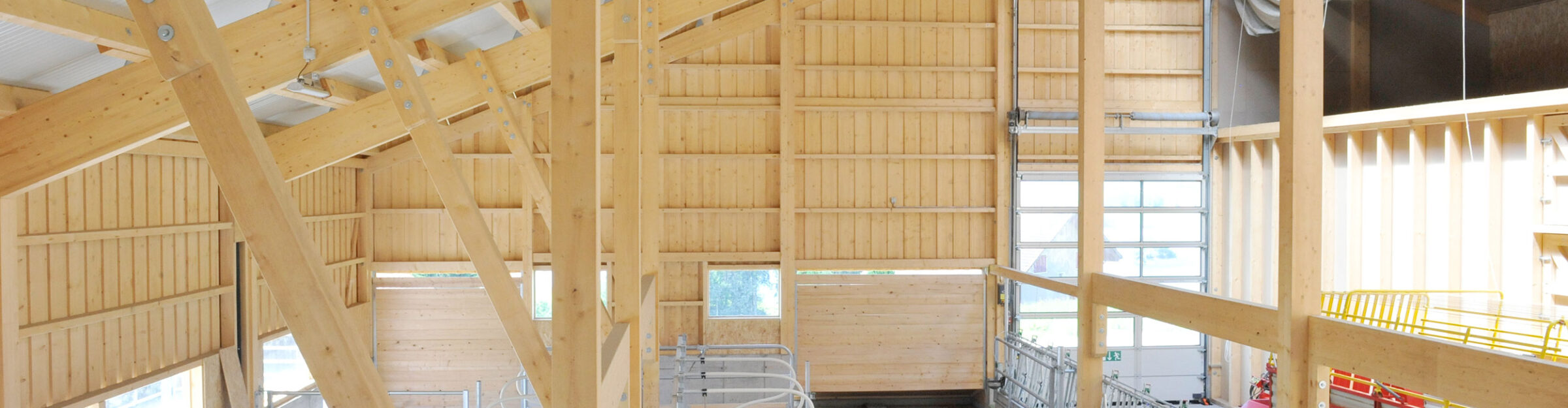 Laufstall mit Futterlagerung, Willerzell SZ