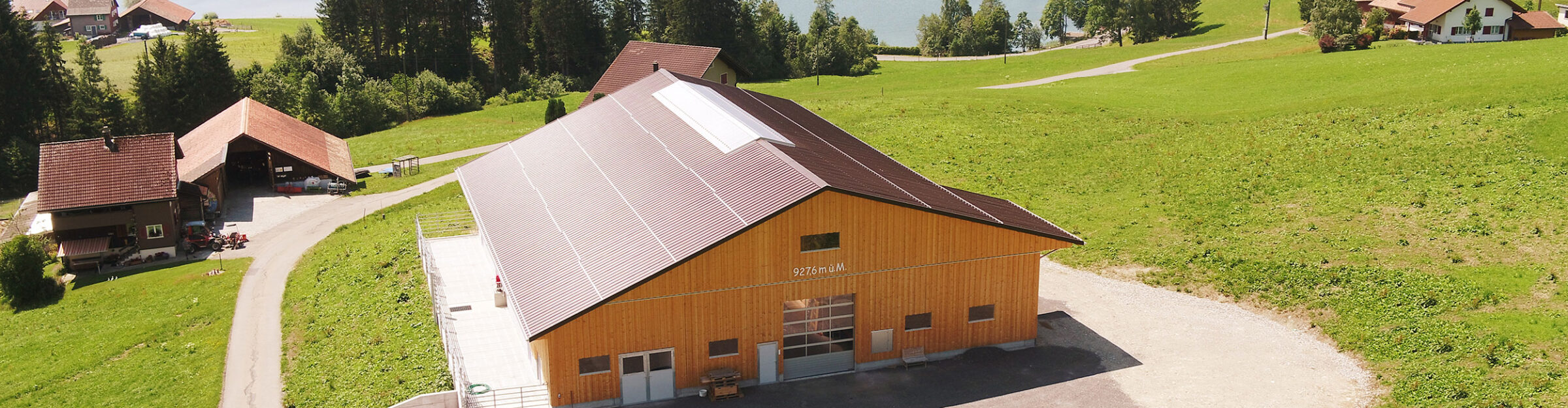 Laufstall mit Futterlagerung, Willerzell SZ