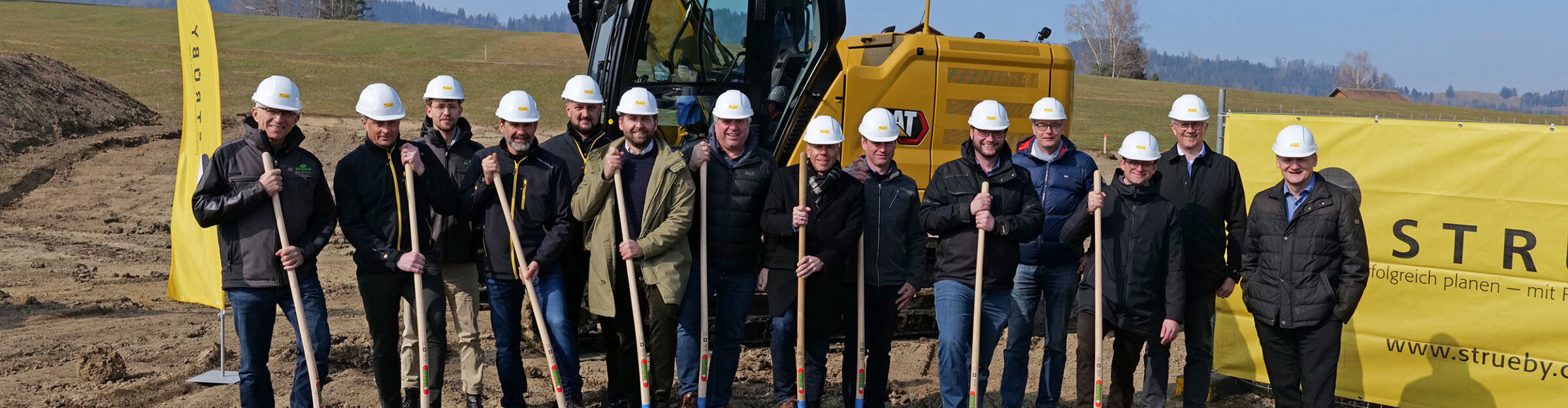 Geschäftshaus, Korporation Unterägeri, Unterägeri ZG, Spatenstich