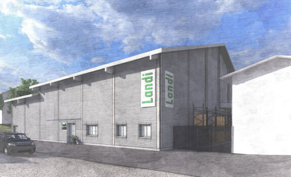 Visualisierung Agrar-Center, LANDI Region Aemme, Grünen BE