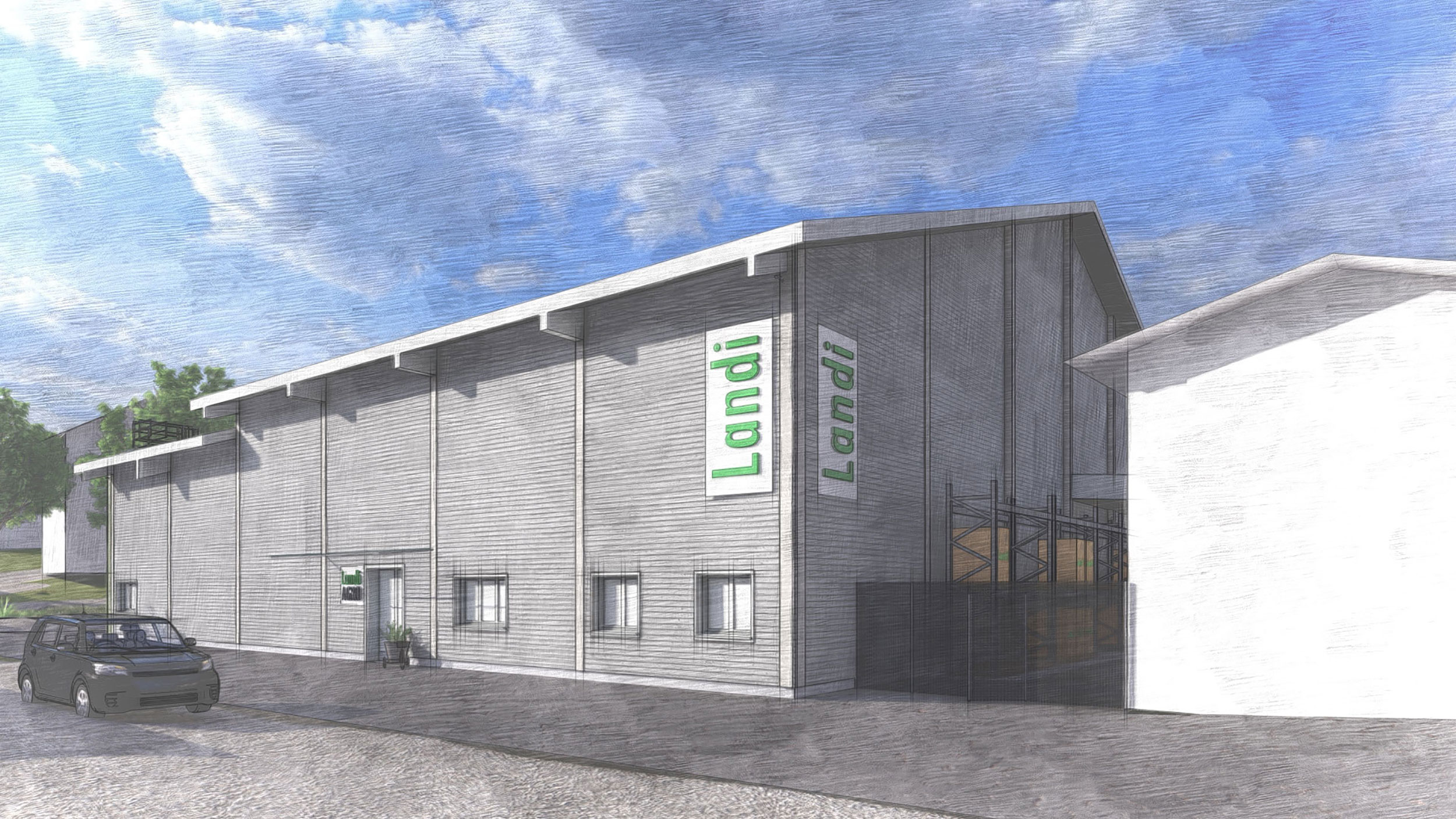 Début de la construction du centre AGRO à Grünen | Strüby Konzept AG ...