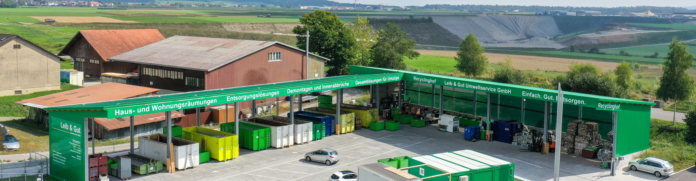 Recyclinghof, Leib und Gut Umweltservice GmbH, Wil ZH