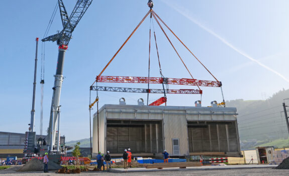 Baustart Erweiterung Produktionszentrum Root