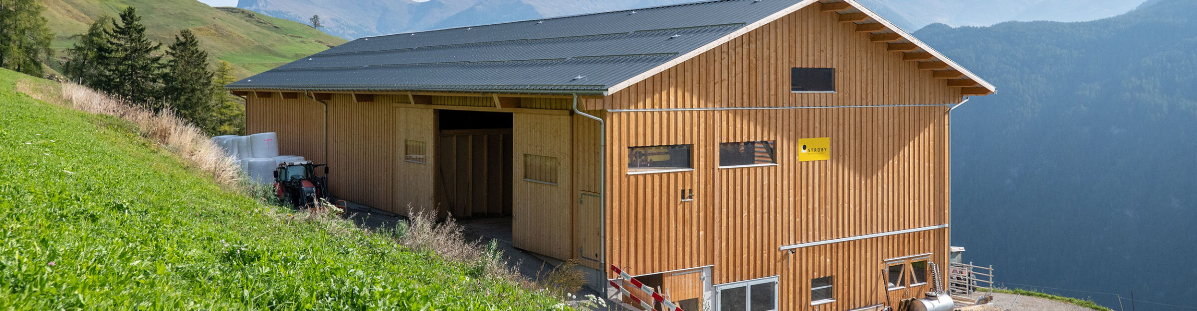 Milchviehstall mit Futterlagerung, Tschlin GR