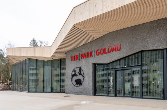 Eingangsbereich Natur- und Tierpark Goldau SZ