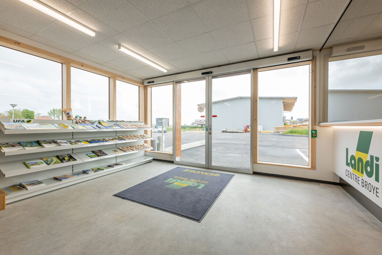 Agrarzentrum, LANDI Centre Broye Genossenschaft, Cugy LANDI-Bauten Agrarzentrum, LANDI Centre Broye Genossenschaft, Cugy LANDI-Bauten