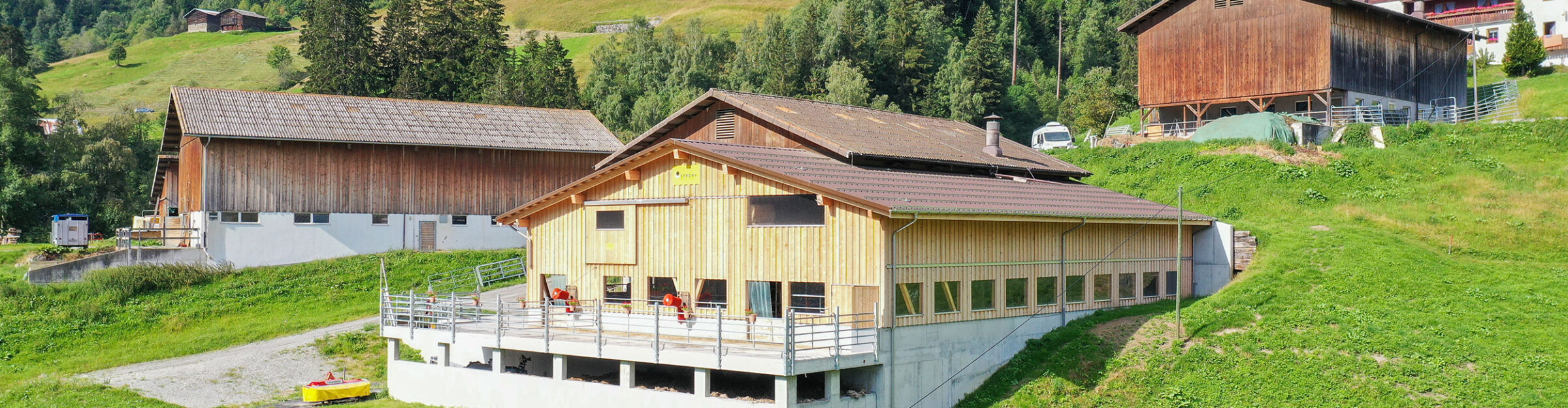 Mutterkuhstall, Um- und Anbau, Curaglia GR