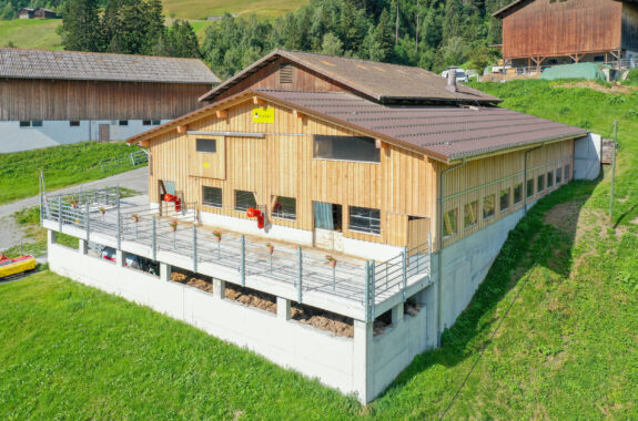 Mutterkuhstall, Um- und Anbau, Curaglia GR