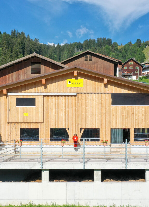 Mutterkuhstall, Um- und Anbau, Curaglia GR