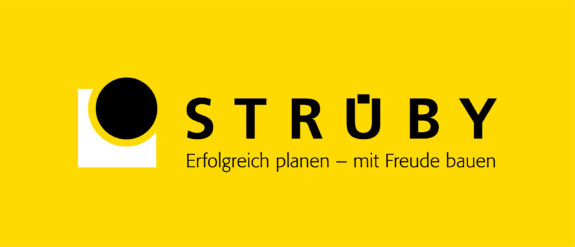 Logo Strüby Holzbau AG, Strüby Konzept AG, Strüby Immo AG, Erfolgreich planen - mit Freude bauen
