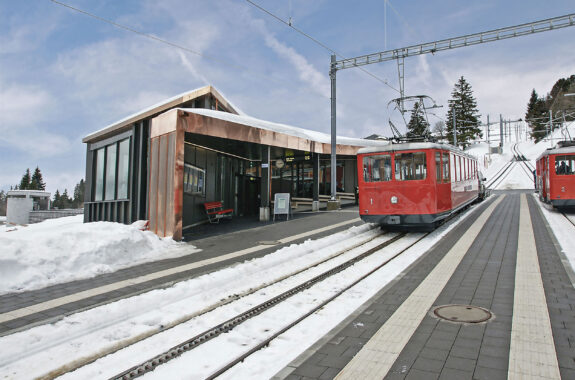 Architektur Bahnhofsgebäude, Rigi Bahnen AG, Rigi Kaltbad LU