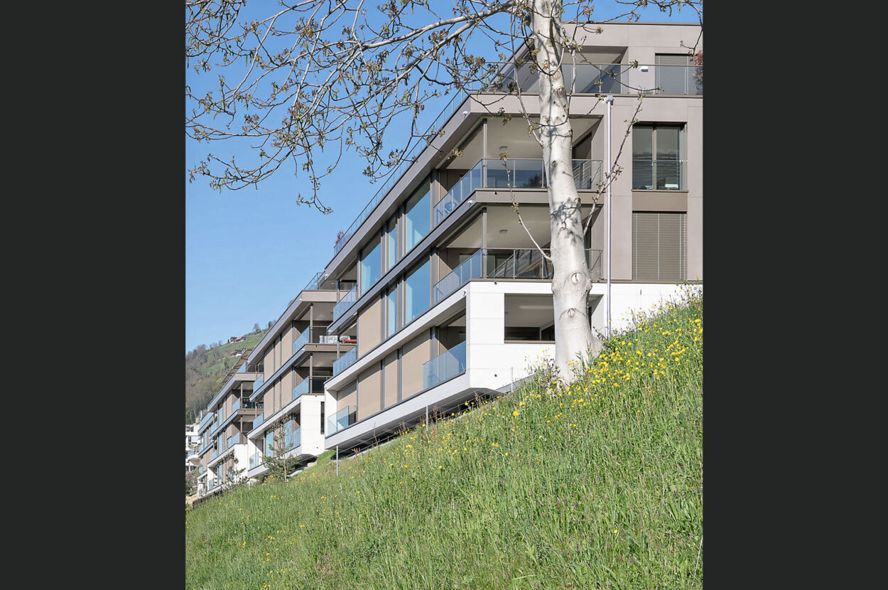 Architektur Mehrfamilienhäuser «Oberhalten Sinfonia», Ennetbürgen NW