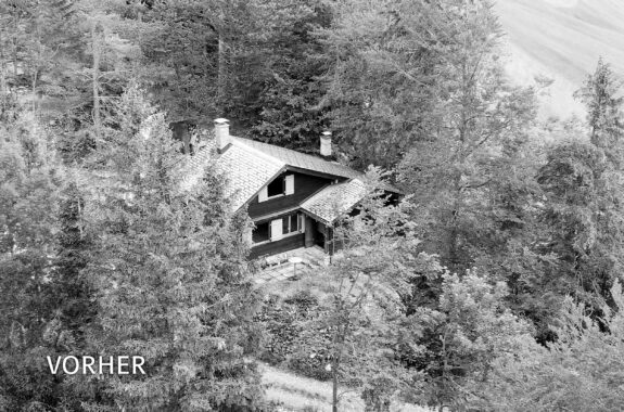 Vorher Ferienhaus, Umbau, Brunnen SZ