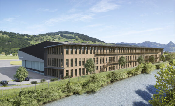 Visualisierung Pilatus Halle Brisen, Buochs