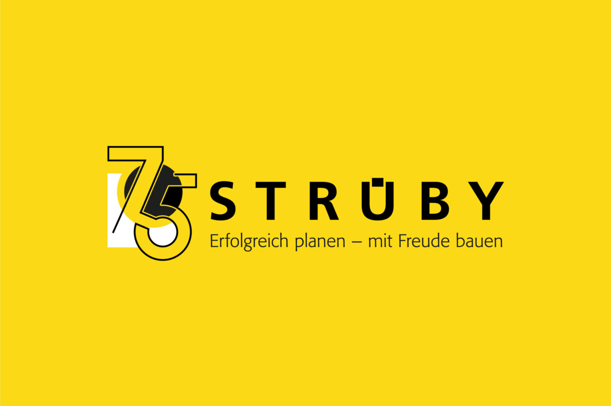 Jubiläumslogo 75 Jahre Strüby