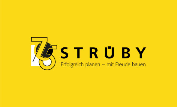 Jubiläumslogo 75 Jahre Strüby