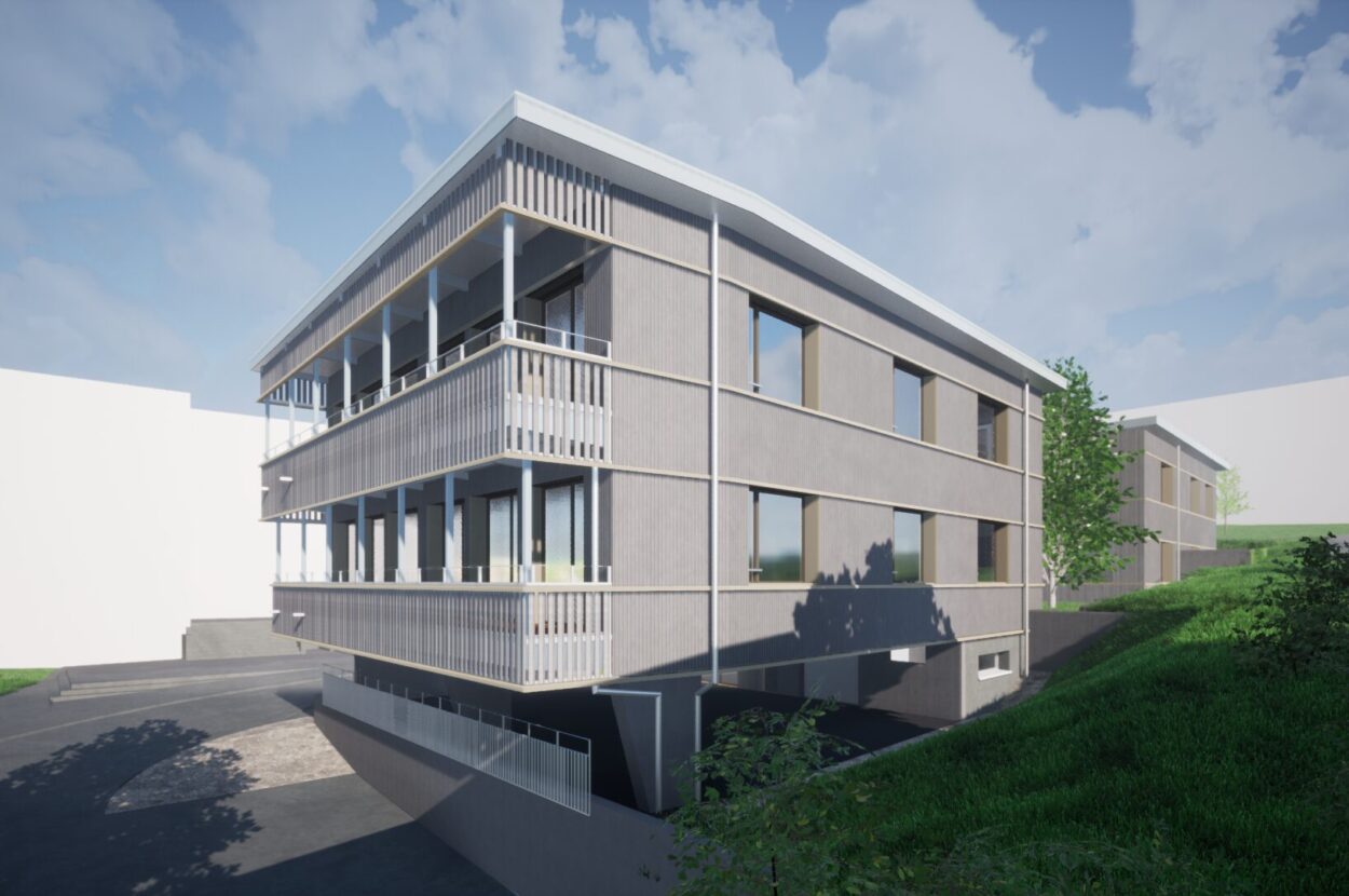 Schulgebäude BBZG, Pfäffikon SZ, Visualisierung