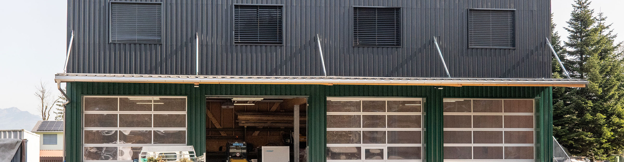 Gewerbegebäude, Rosafio Giovanni Gartenbau, Altendorf SZ