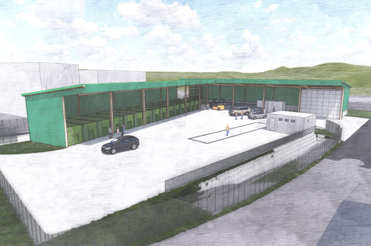 Recyclinghof, Leib und Gut Umweltservice GmbH, Wil ZH¨, Visualisierung