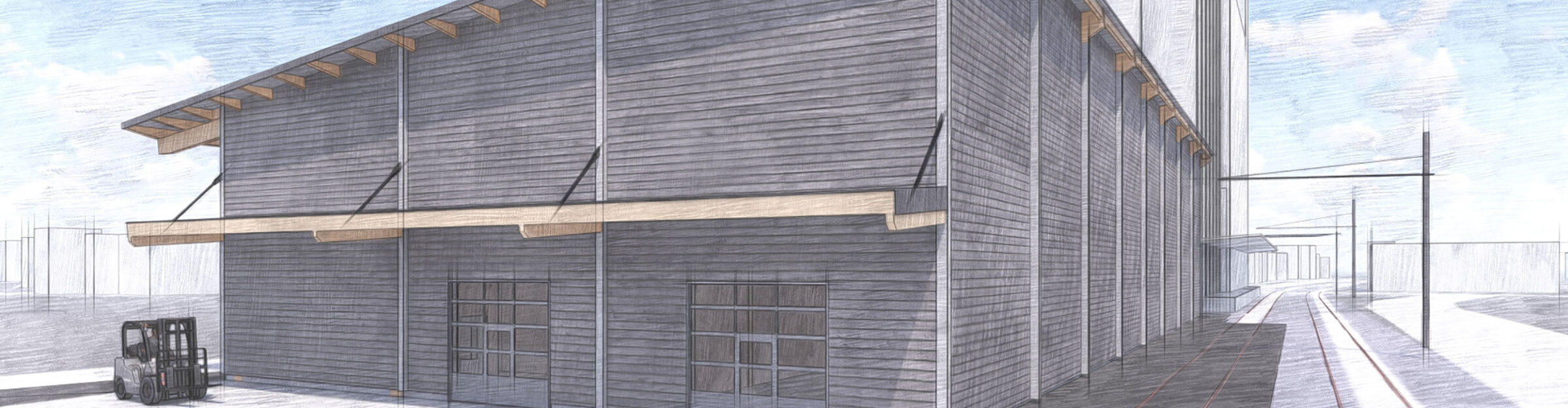 Visualisierung AgroCenter, LANDI Region Huttwil AG, Huttwil BE