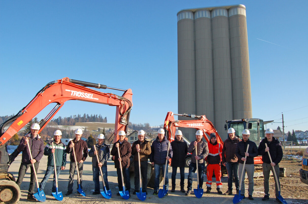 Baustart AgroCenter, LANDI Region Huttwil AG, Huttwil BE