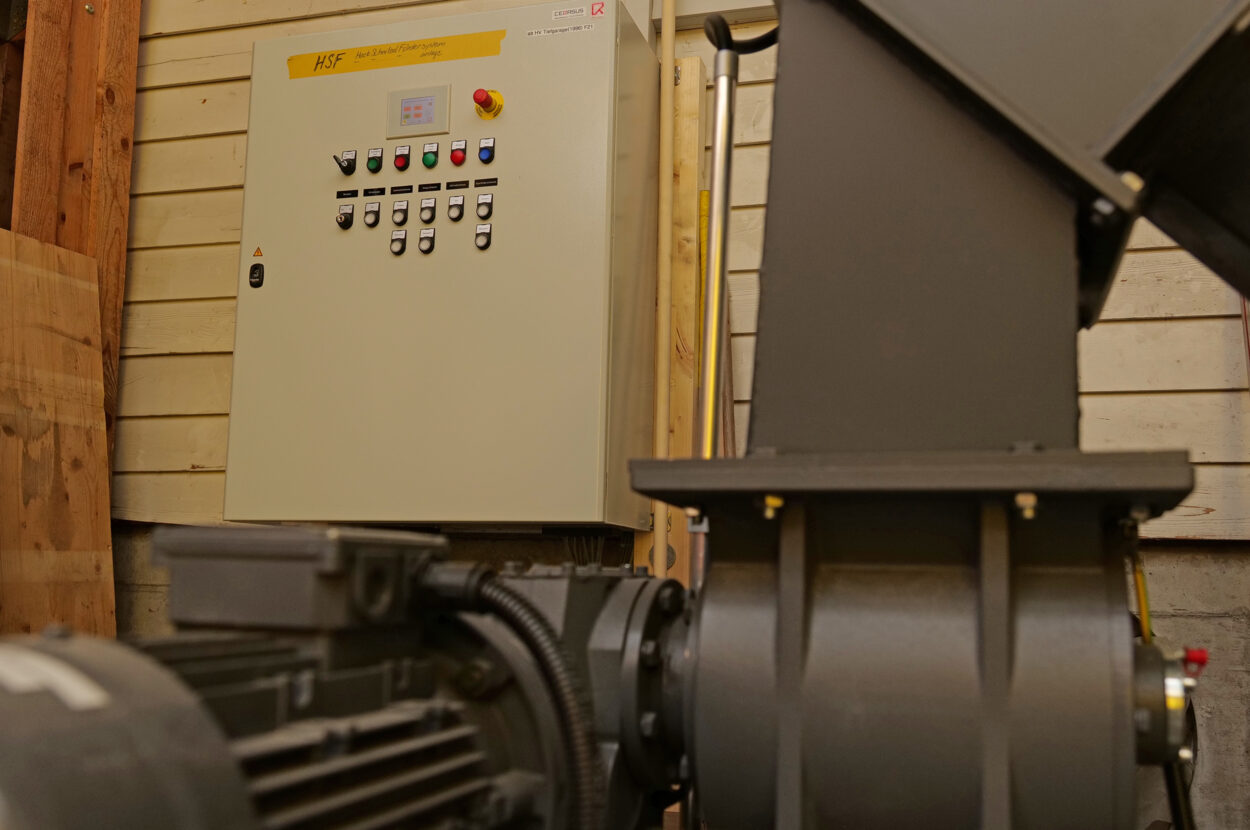 CO2 neutrale Wärmeerzeugung, Holzschnitzerheizung