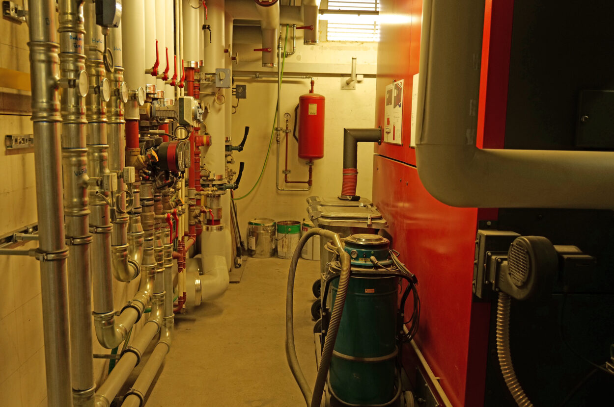 CO2 neutrale Wärmeerzeugung, Holzschnitzerheizung