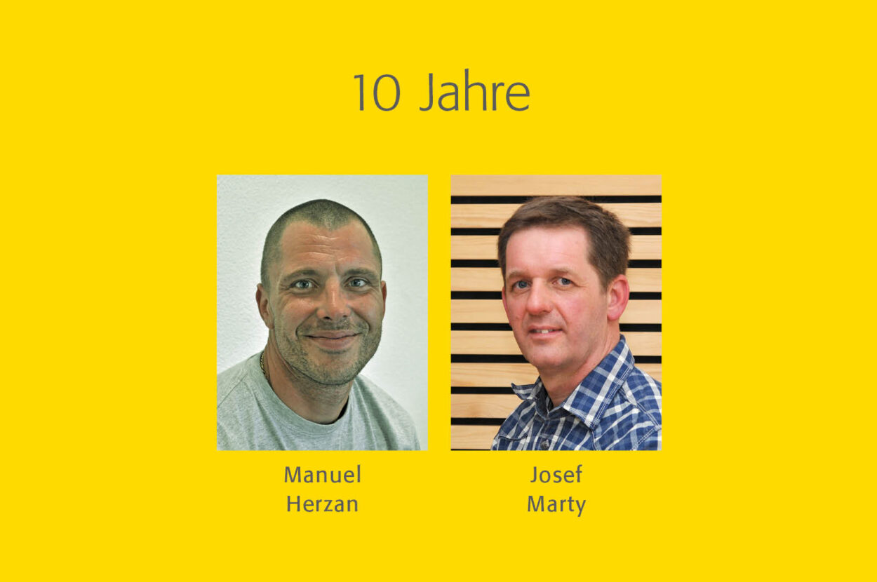 Strüby Unternehmungen, Arbeitsjubilaren 2021