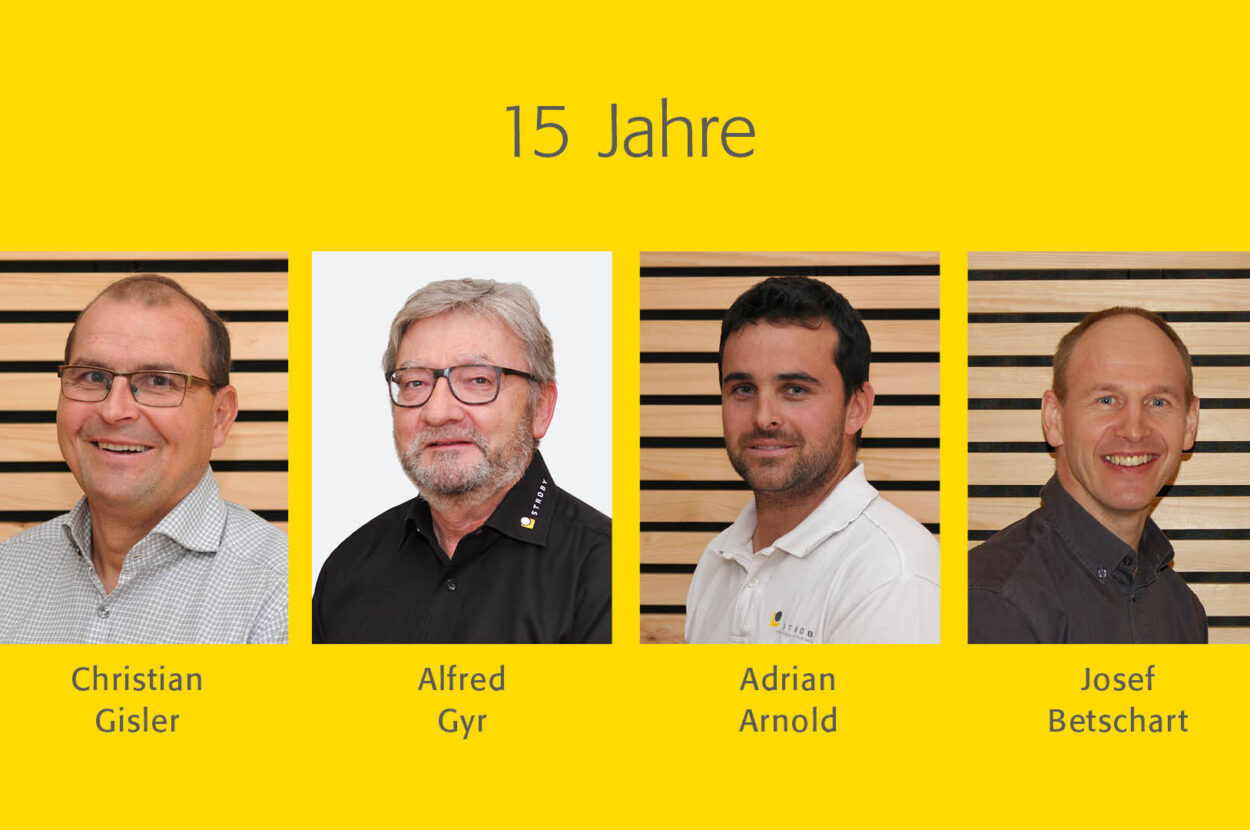 Strüby Unternehmungen, Arbeitsjubilaren 2021