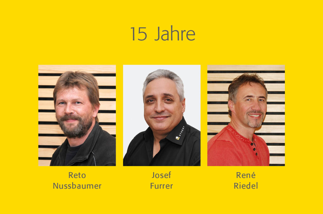 Strüby Unternehmungen, Arbeitsjubilaren 2021