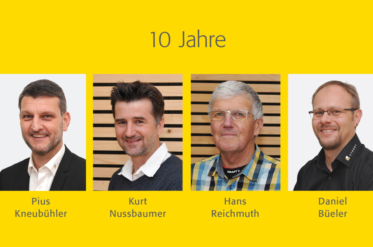 Strüby Unternehmungen, Arbeitsjubilaren 2021