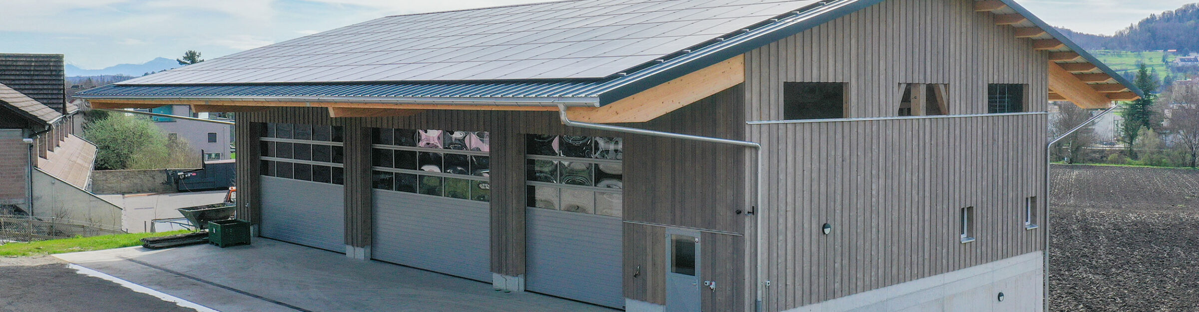 Lagergebäude und Einstellhalle Mellingen