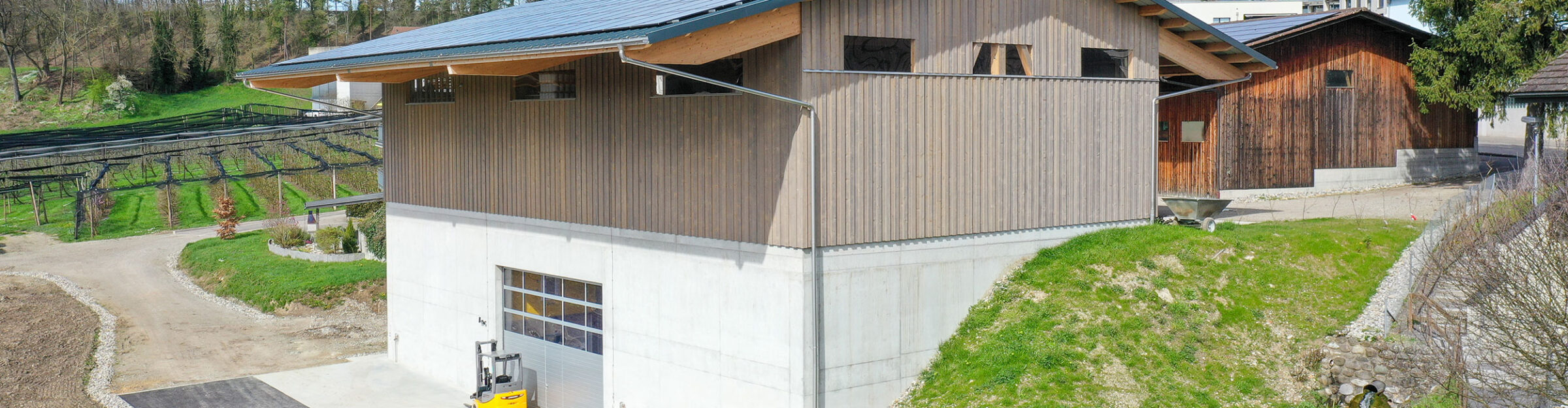 Lagergebäude und Einstellhalle Mellingen