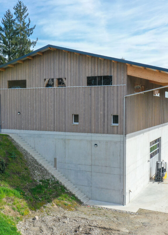 Lagergebäude und Einstellhalle Mellingen