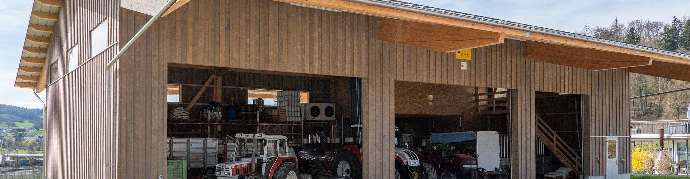 Lagergebäude und Einstellhalle Mellingen