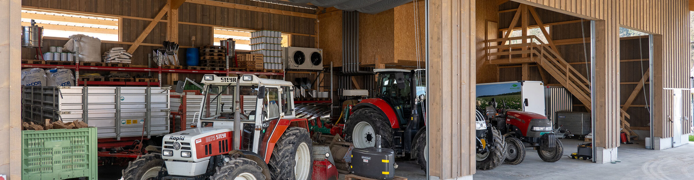 Lagergebäude und Einstellhalle Mellingen