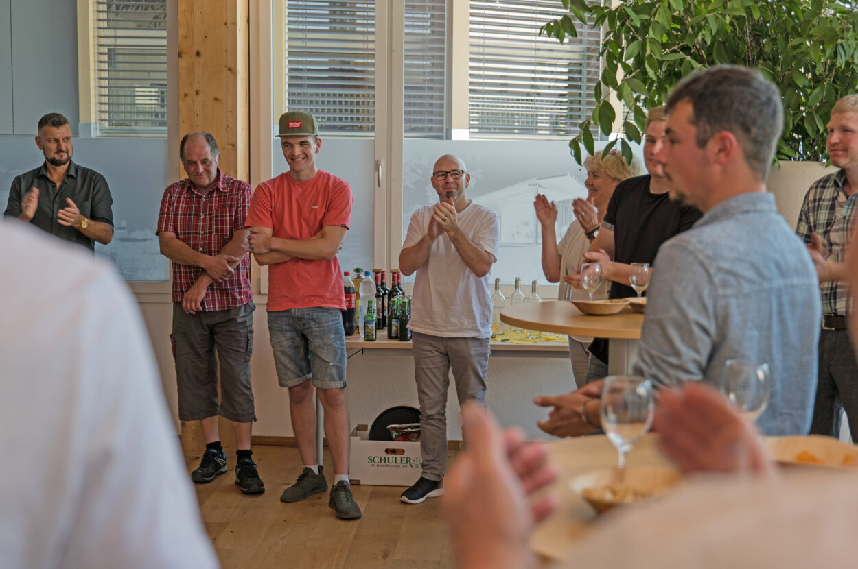 Abschlussapéro Lehrlinge 2020