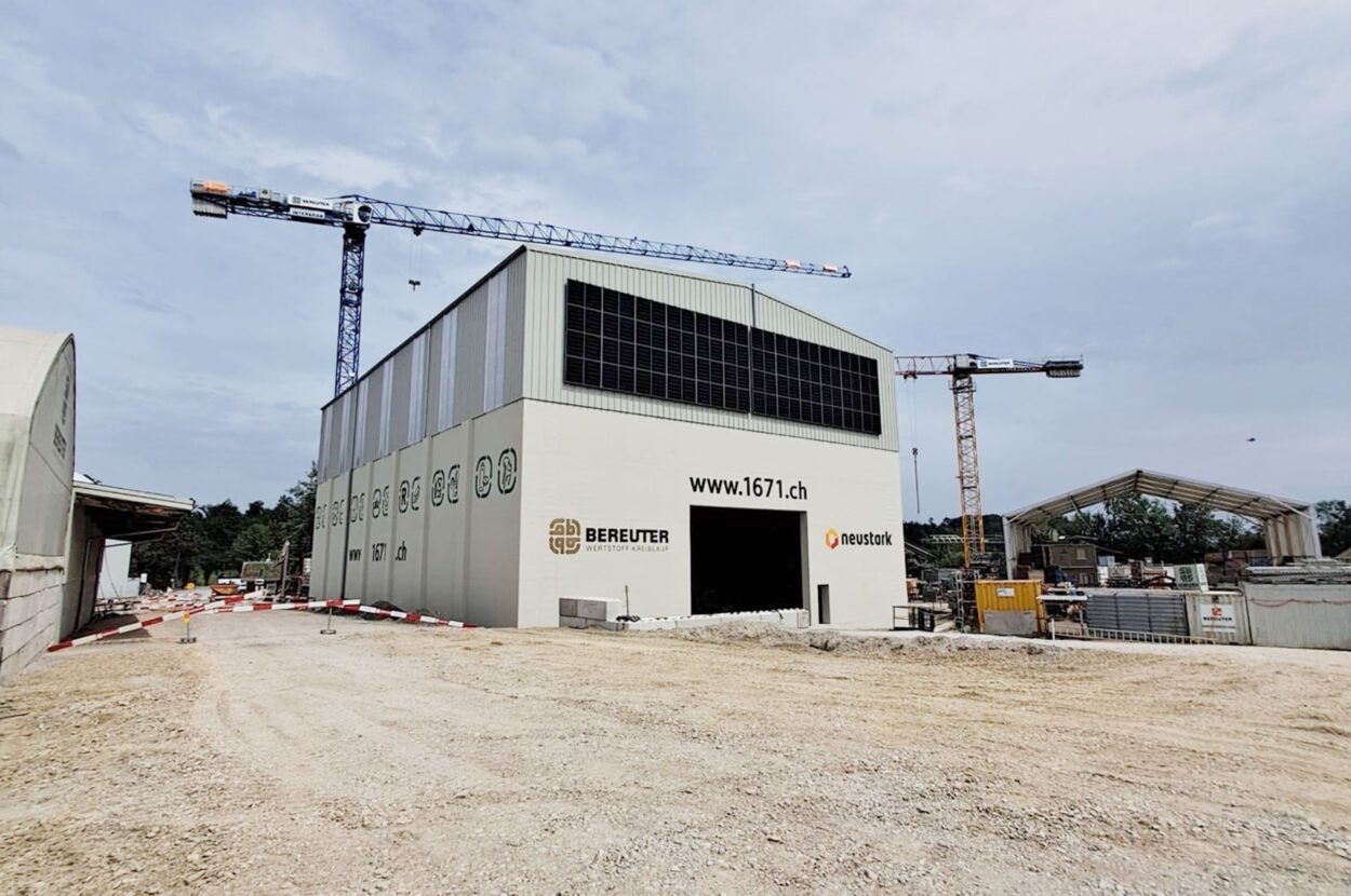Wertstoffsortierhalle, Bereuter Holding AG, Volketswil