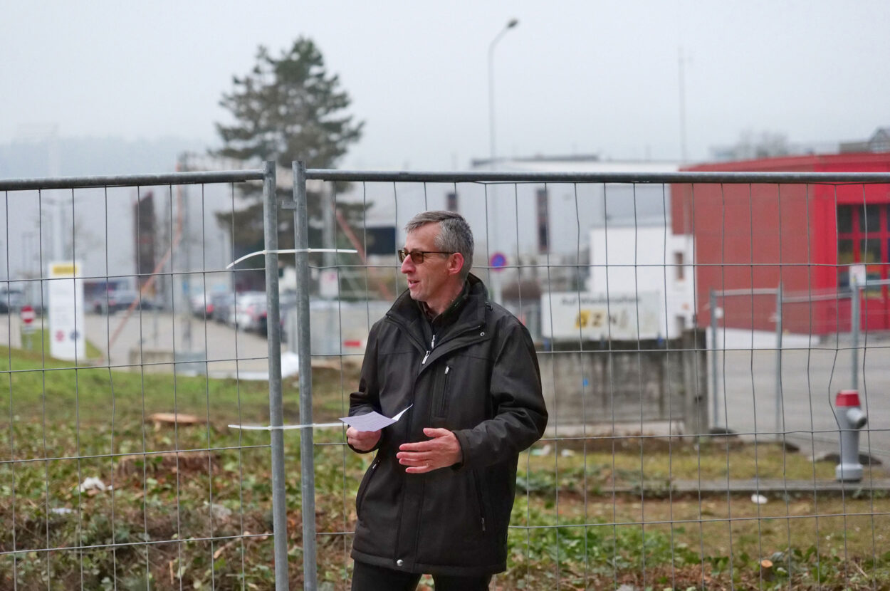 Agrarzentrum, Getreide Züri Nord AG, Niederhasli ZH, Spatenstich