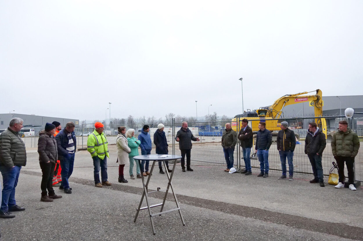 Agrarzentrum, Getreide Züri Nord AG, Niederhasli ZH, Spatenstich
