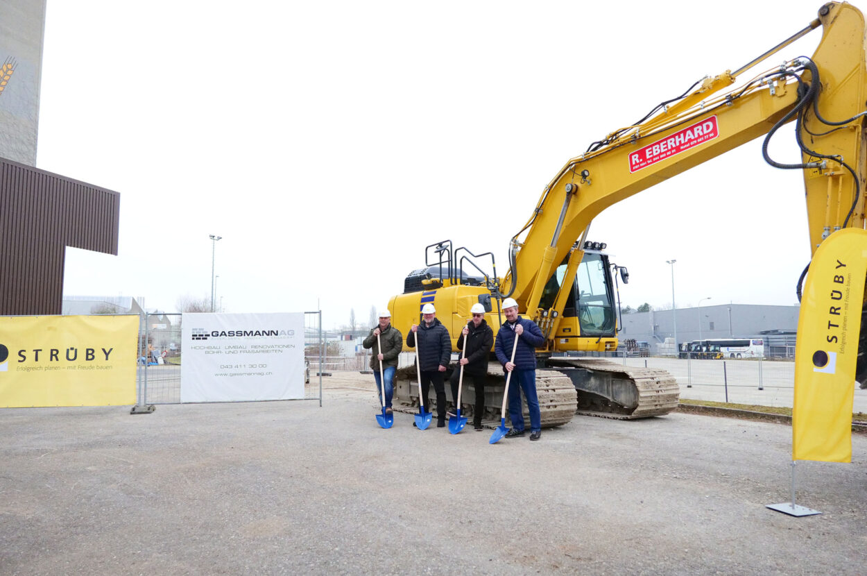 Agrarzentrum, Getreide Züri Nord AG, Niederhasli ZH, Spatenstich
