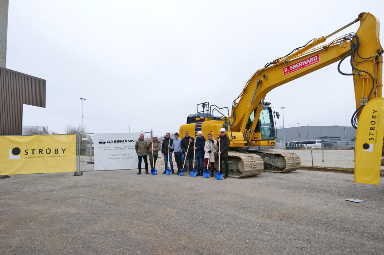 Agrarzentrum, Getreide Züri Nord AG, Niederhasli ZH, Spatenstich