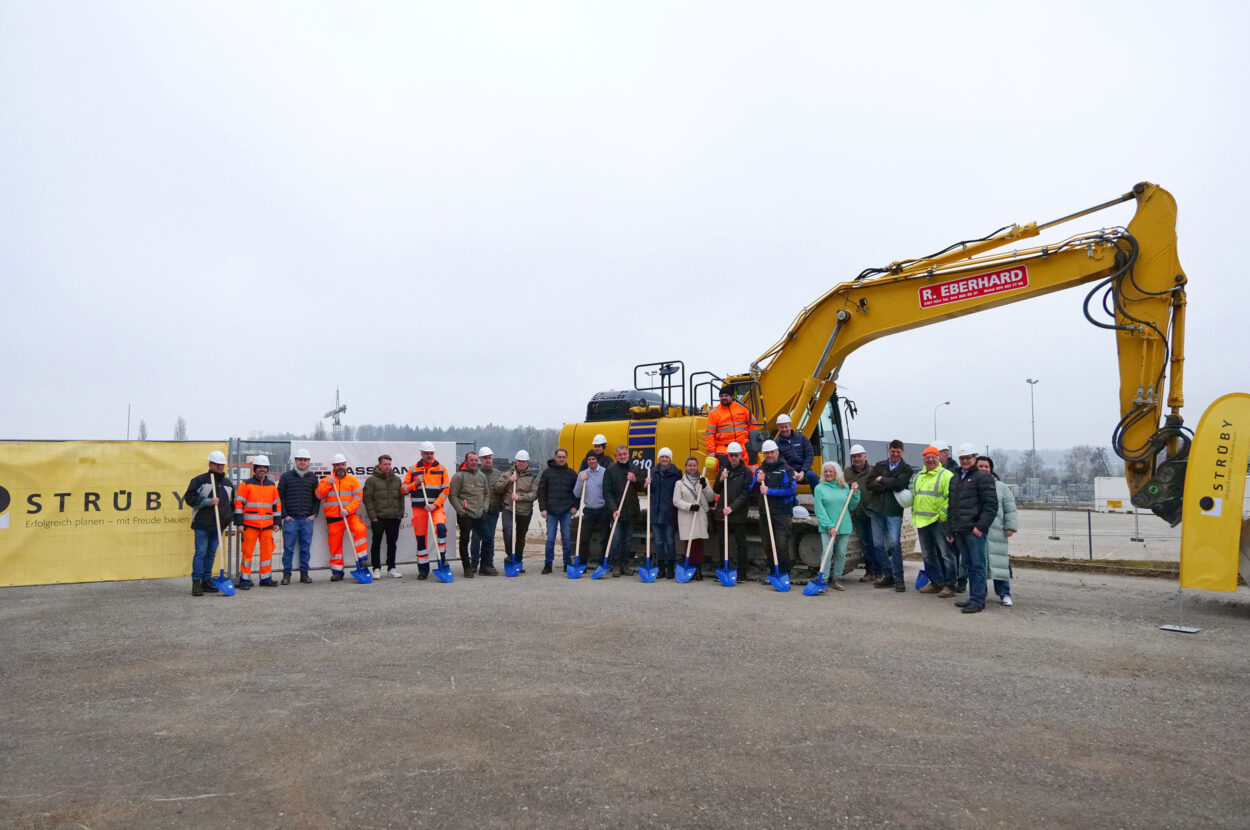 Agrarzentrum, Getreide Züri Nord AG, Niederhasli ZH, Spatenstich