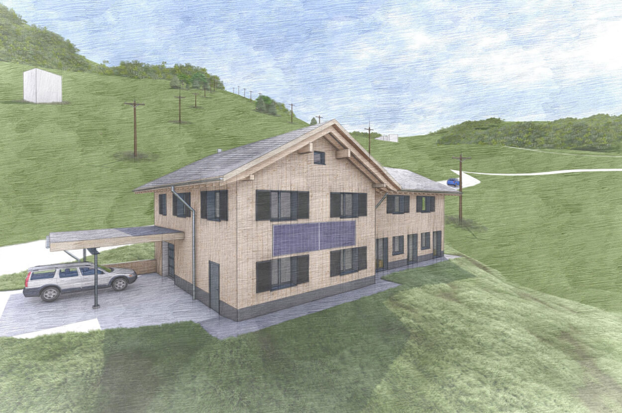 Einfamilienhaus, Ersatzneubau, Rickenbach SZ
